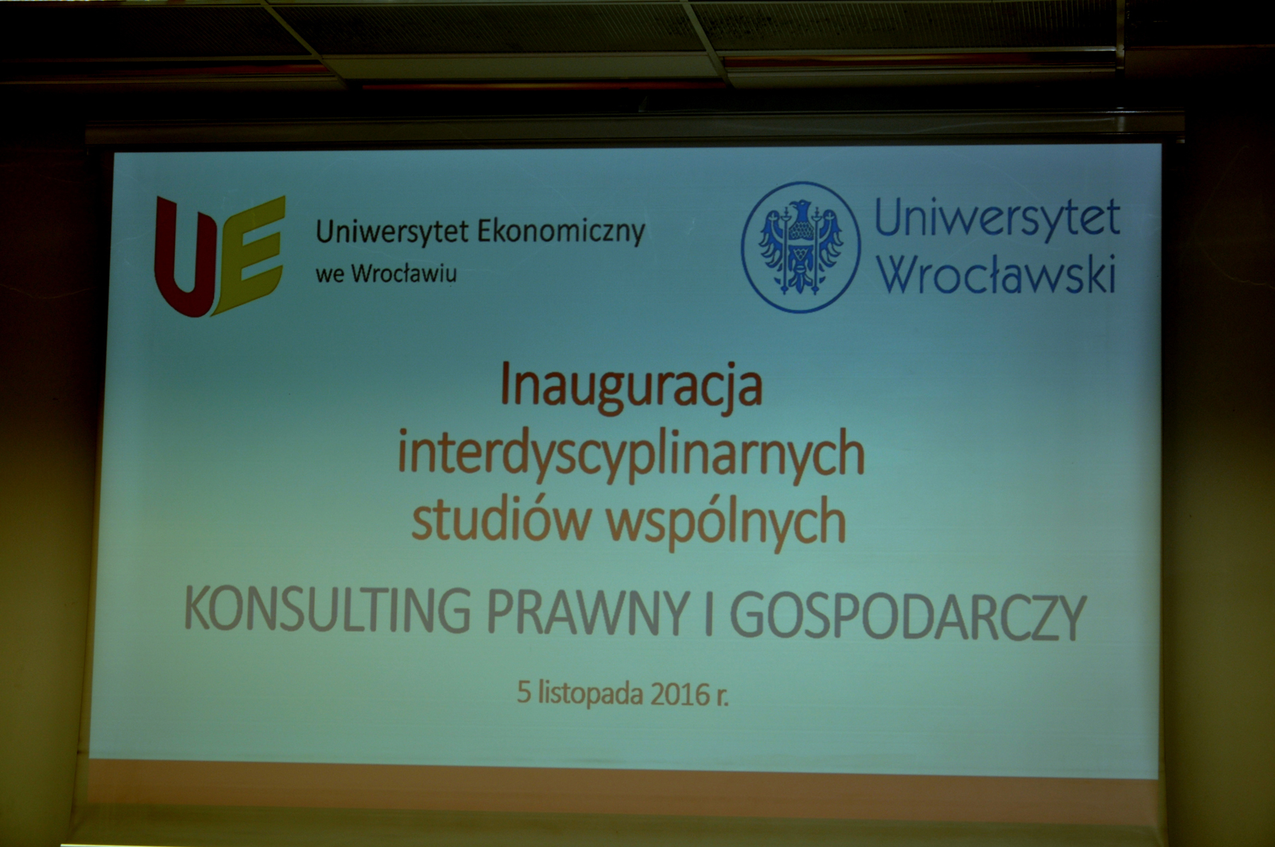 Inauguracja studiów Konsultung prawny i gospodarczy